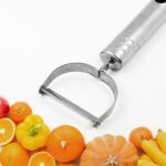 Fruit Peeler Vegetable Peel Removal Tool (1 Pc) - Neckline Detail by Nari Haat, Indian ethnic wear, women clothing, d...