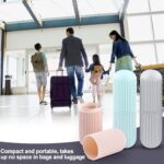 Capsule Shape Travel Toothbrush Toothpaste Case Holder (Multicolor / 3 Pcs Set) - Fabric Detail by Nari Haat, Indian ...