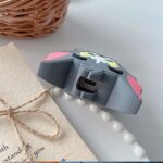 Cartoon Character Silicon Charger Case Cover iP 18-20W, iPhone (Mix Design / 1 Pc) - Closeup Embroidery by Nari Haat,...