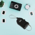 Multifunctional Cable Lock with Number Code Retractable Wire Lock Shell Combination - Neckline Detail by Nari Haat, I...