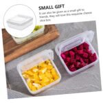 Transparent Storage Box Food Storage (1 Pc / 10×10 CM) - Back View by Nari Haat, Indian ethnic wear, women clothing,...