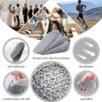 Height Increase Silicone Insoles Heel, Shoe Pads (12×7 Cm / 1 Pair) - Neckline Detail by Nari Haat, Indian ethnic we...