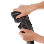 Black Garbage Bags / Dustbin Bags / Trash Bags 45x50cm (1Pc) - Neckline Detail by Nari Haat, Indian ethnic wear, wome...