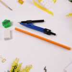 9 in 1 Stationery Set for School Student Office, Draft Rulers - Neckline Detail by Nari Haat, Indian ethnic wear, wom...