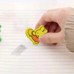 Cartoon Design Eraser (1 Pc / Mix Design) - Back View by Nari Haat, Indian ethnic wear, women clothing, designer suit