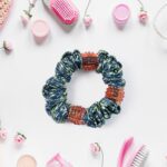 Small Hair Rubber Bands (Pack of 1 / Multicolour / Design), Hair accessories - Back View by Nari Haat, Indian ethnic ...