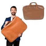 Multipurpose Bag, Shoulder Side Bag Office Laptop Faux Leather Executive Formal Laptop & MacBook Messenger / Office /...