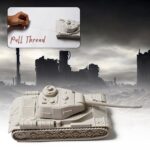 Soviet T54 Tank Miniature Model – Military Simulation Armor Collectible - Front View by Nari Haat, Indian ethnic we...