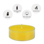 Tealight Diwali Candle – Smokeless, Long-Burning, Mix Color (1 Pc) - Neckline Detail by Nari Haat, Indian ethnic we...