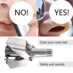 Nose Hair Clipper, Stainless Steel Hair Remover (1 Pc / With Brush & Plastic Case) - Neckline Detail by Nari Haat, In...
