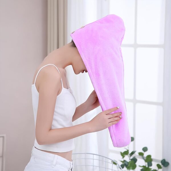 Quick Dry Microfiber Hair Turban Towel
