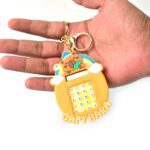 Mini Digital calculator Keychain (1 pc / Mix Design) - Sleeve Design by Nari Haat, Indian ethnic wear, women clothing...