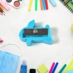 Plastic Small Cute Pencil Sharpener (1 Pc / Mix Design & Color) - Sleeve Design by Nari Haat, Indian ethnic wear, wom...