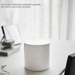 4 Layers Jewellery Box 360 Degree Rotating Jewelry  Organizer with Mirror Storage - Neckline Detail by Nari Haat, Ind...