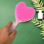 Heart Shape Hair Brush Massage Shower Comb (1 Pc), Hair accessories - Closeup Embroidery by Nari Haat, Indian ethnic ...