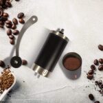 Portable Stainless Steel Manual Coffee Grinder (1 Pc) - Neckline Detail by Nari Haat, Indian ethnic wear, women cloth...