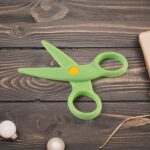 Plastic Safety Scissor, Pre-school Training Scissors (1 Pc) - Neckline Detail by Nari Haat, Indian ethnic wear, women...