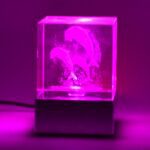 3D Mix Design LED Light Base With Speaker (1 Pc / B Grade) - Fabric Detail by Nari Haat, Indian ethnic wear, women cl...