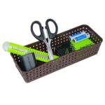 Plastic Multipurpose Desk Organizer Tray (6 Pcs Set) - Neckline Detail by Nari Haat, Indian ethnic wear, women clothi...