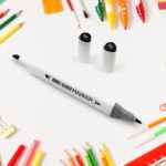 24-Color Double-Ended Art Markers Set for Kids & Adults (24 Pc) - Front View by Nari Haat, Indian ethnic wear, women ...