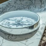 Handheld Large Compass for direction and Navigation (80 MM / 3 Inch / 1 Pc) - Neckline Detail by Nari Haat, Indian et...