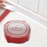 Kitchen Wall Sealing Strip Tape Waterproof Oil Proof Caulk Tape for Corners Gaps - Front View by Nari Haat, Indian et...