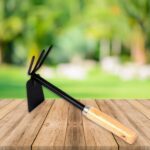 2 in 1 Double Hoe Gardening Tool with Wooden Handle - Closeup Embroidery by Nari Haat, Indian ethnic wear, women clot...