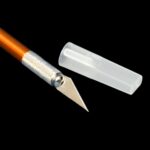 Precision Electronic Spices Cutting Knife with 5 Extra Sharp Blades (1 Set) - Back View by Nari Haat, Indian ethnic w...