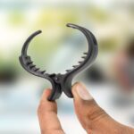 Big Hair Clips for Girls Kids Hair Accessories (6 Pcs Set / Black) - Neckline Detail by Nari Haat, Indian ethnic wear...