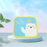 Non Slip Square Cartoon Silicone Coasters for Tea Coffee Cups Mugs  1 Pc - Neckline Detail by Nari Haat, Indian ethni...