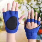 Palm Support Half-Finger Gym Training Gloves (1 Pair / With Color Box) - Sleeve Design by Nari Haat, Indian ethnic we...