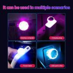 Mix Color Diamond Shape Mini USB LED Car Interior & Home Decoration Light - Closeup Embroidery by Nari Haat, Indian e...