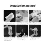 Plastic 7 in 1 Retractable Wall Mounted Pull Out Hanger for Kitchen Bath - Neckline Detail by Nari Haat, Indian ethni...