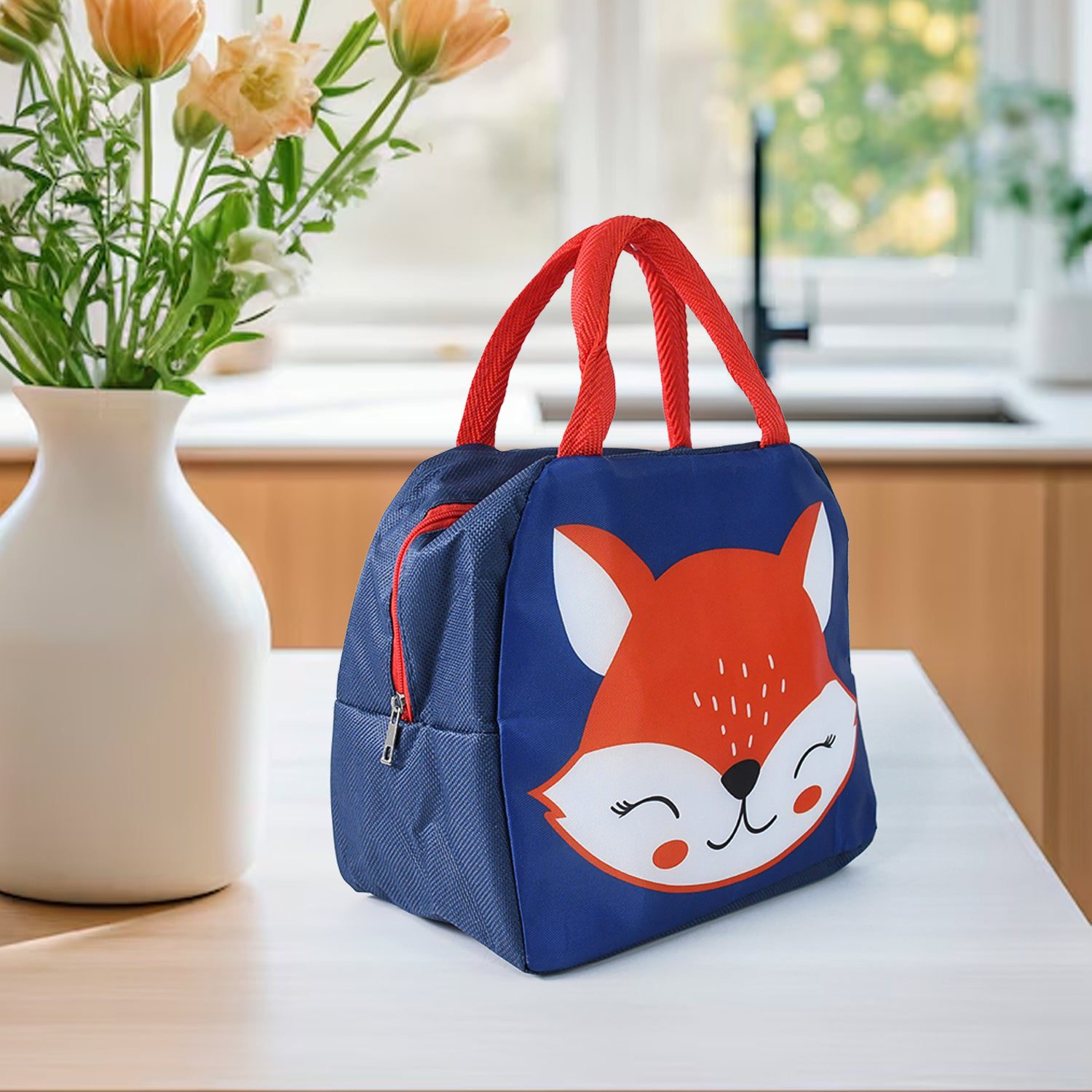 04_b043c28d-3497-451c-9a5a-b20c1e14669d.jpg Waterproof Foldable Travel Wash Bag with Zipper Cosmetic Storage & Multi-Use - Front View by Nari Haat, Indian ethnic...