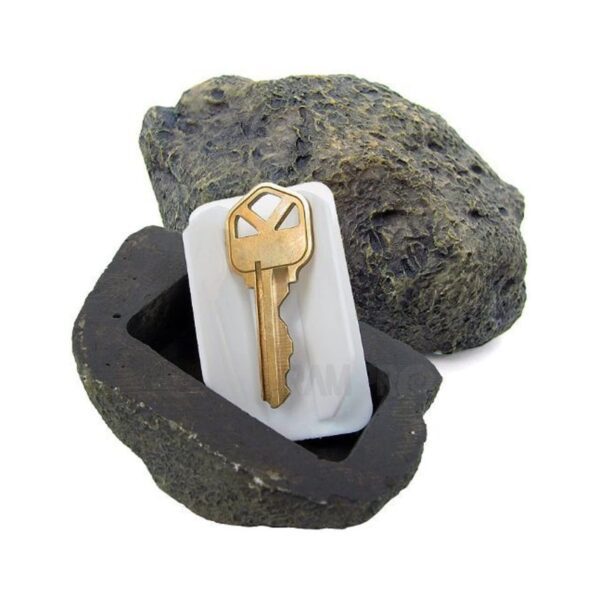 Realistic Fake Rock Key Hider for Garden