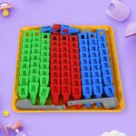 Plastic Color Crush Game Board Educational Puzzle Game for Kids and Adults  Gift - Fabric Detail by Nari Haat, Indian...