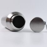 Stainless Steel Single Wall Drink Water Bottle (1000 ML) - Neckline Detail by Nari Haat, Indian ethnic wear, women cl...