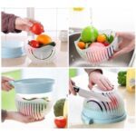 Plastic 60 Seconds Salad Cutter Salad Maker Salad Bow  (1 Pc) - Full Detail by Nari Haat, Indian ethnic wear, women c...