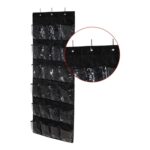 24 Grid Over the Door Shoe Organizer Rack Hanging Storage Space Saver (1 Pc) - Neckline Detail by Nari Haat, Indian e...