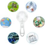 Handheld Plastic Magnifying Glasses (1 Pc / 55 MM) - Neckline Detail by Nari Haat, Indian ethnic wear, women clothing...
