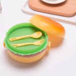 Burger Shape Double Layer Lunch Box for Kids