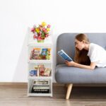 4-Layer Stackable Foldable Storage Organizer Cart Kitchen, Closet, Bedroom & Bathroom - Sleeve Design by Nari Haat, I...