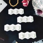 Small Adhesive Hooks for Wall Hanging Adhesive Hooks (12 pcs Set) - Back View by Nari Haat, Indian ethnic wear, women...