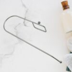 Stainless Steel Drill Free Self-Adhesive Paper Roll Holder Tissue Paper Stand Towel Bar Hanger Kitchen Towel Holder f...