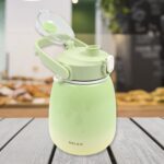 Stainless Steel Mug / Bottle Vacuum Insulated Cup With Handle (1200 ML) - Closeup Embroidery by Nari Haat, Indian eth...