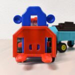 Plastic Tractor Toy Friction Powered Tractor with Bricks Trolley (1 Pc) - Neckline Detail by Nari Haat, Indian ethnic...