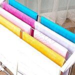 Multi-Functional Single Tier Mobile Towel Foldable Rack for Cloth and Towel / Stainless Steel and Plastic Made Mobile...