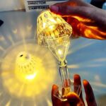 LED Table Lamp Mini Projection Lamp for Night Light, Diwali (1 Pc) - Back View by Nari Haat, Indian ethnic wear, wome...