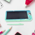 LED Drawing Pen Case writing pad / Compass Blue colour (1 pc) - Neckline Detail by Nari Haat, Indian ethnic wear, wom...