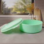 Ganesh 4In1 Tiffin Box-Lunch Box | 3 Stainless Steel Containers 300 Ml Approx & Plastic Salad Container 200 Ml Appro...